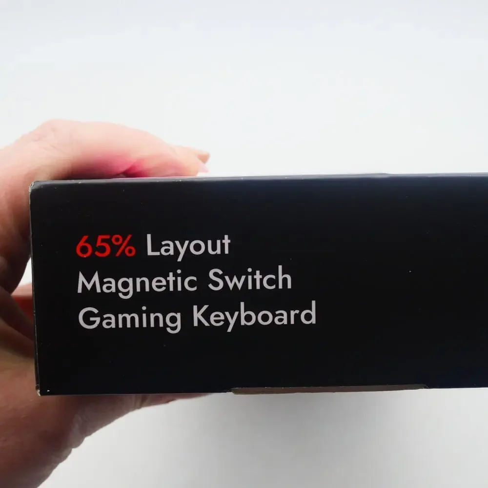 NEW DrunkDeer G65  Wired  Adjustable HE Magnetic Switch Gaming Keyboard WHITE